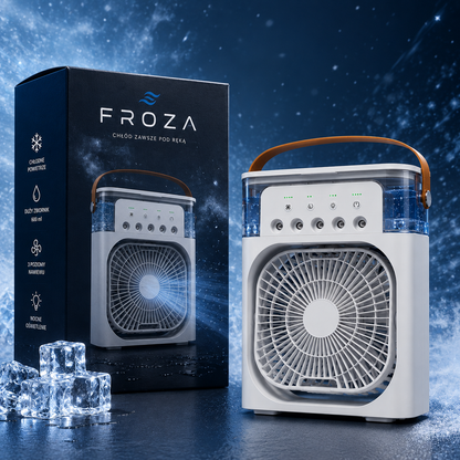 FROZA IceWave- Wentylator 3w1 z funkcją chłodzenia i nawilżania