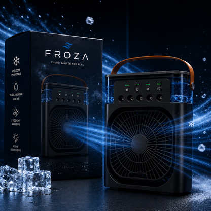 FROZA IceWave- Wentylator 3w1 z funkcją chłodzenia i nawilżania